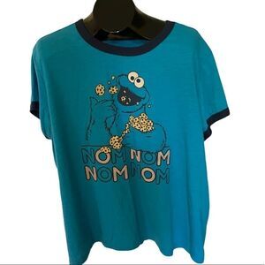 Cookie Monster Shirt by Sesame Street, Size 2XL